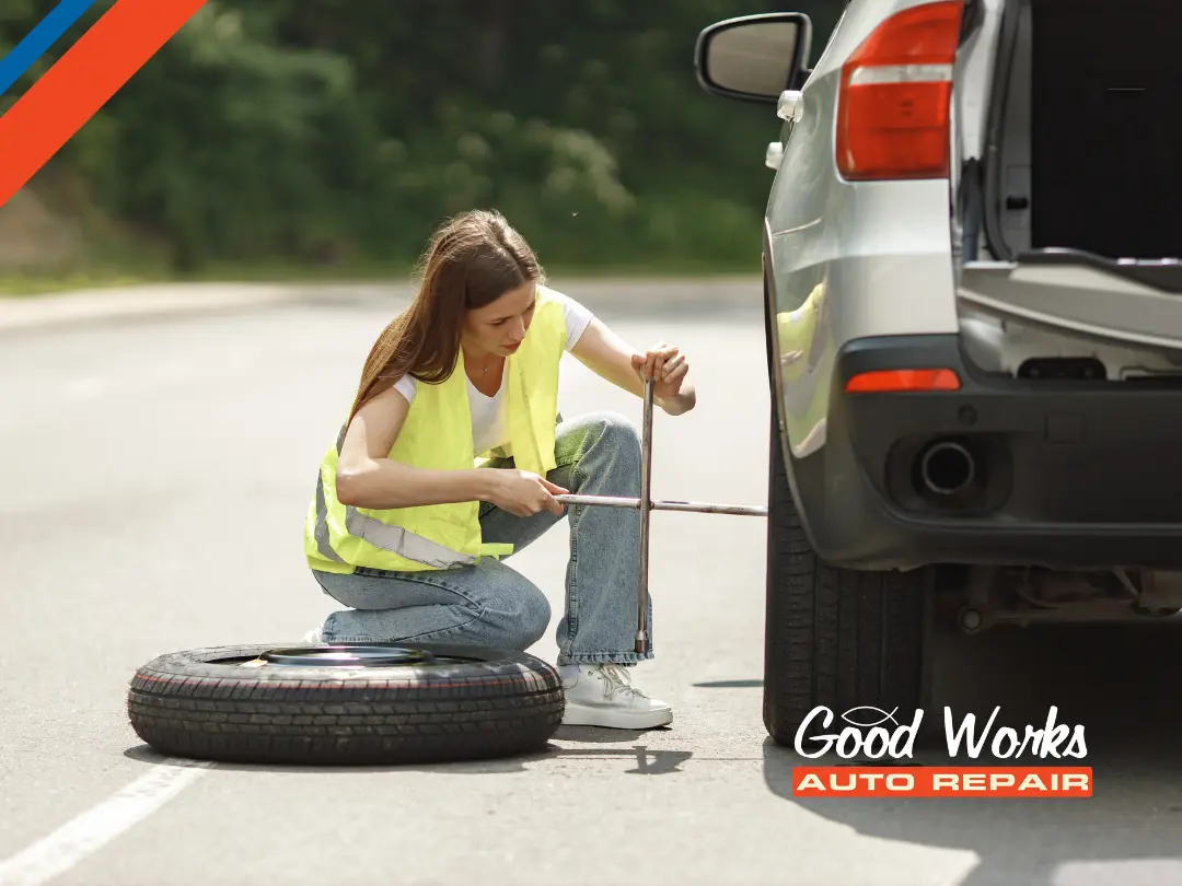 drive safely on a spare tire