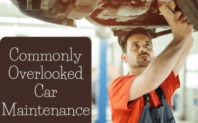 4 Commonly Overlooked Car Maintenance Items