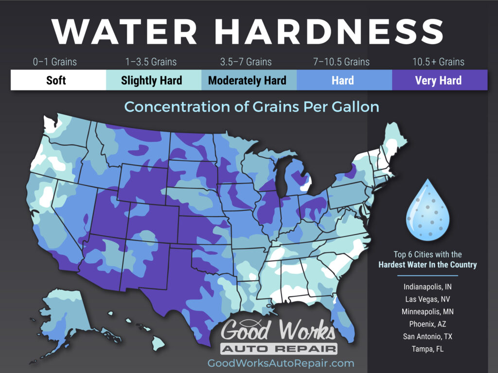 GWAR Water Hardness Map