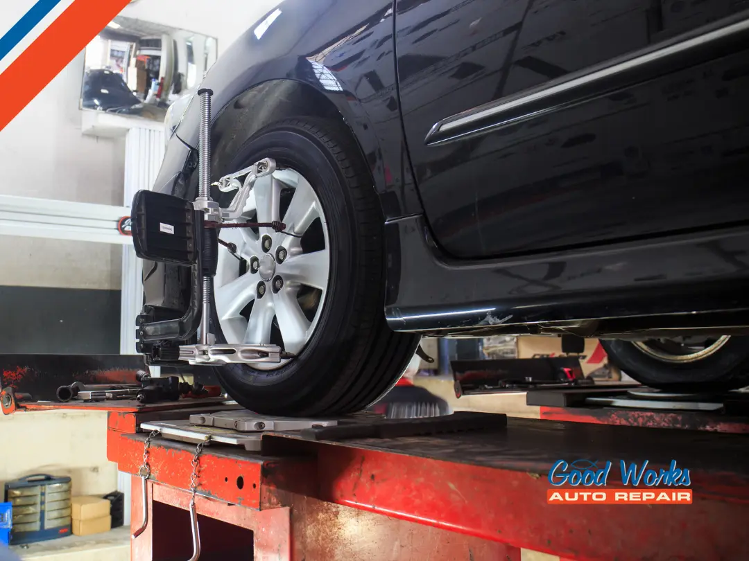 When is wheel alignment service necessary and why is it important?
