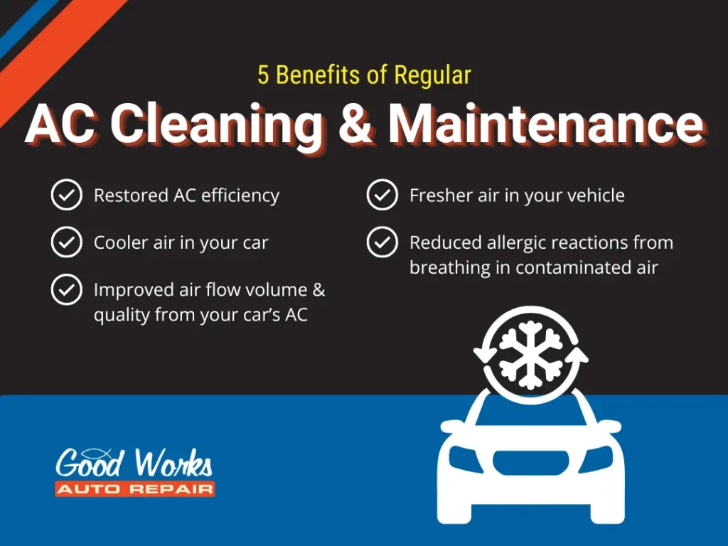 5 benefits of regular AC cleaning and maintenance at our Tempe auto repair shop