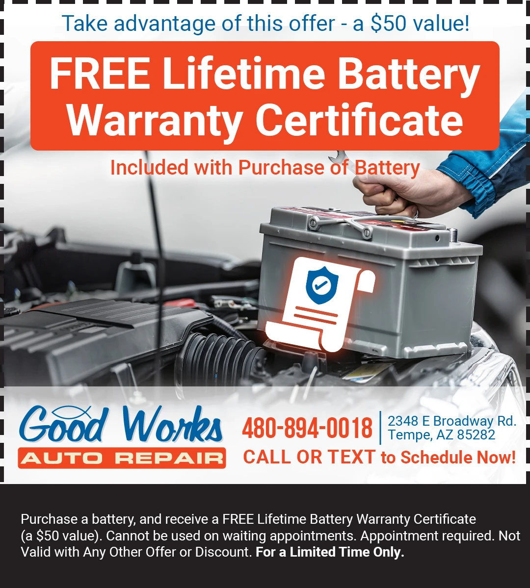 Lifetime Battery Warranty