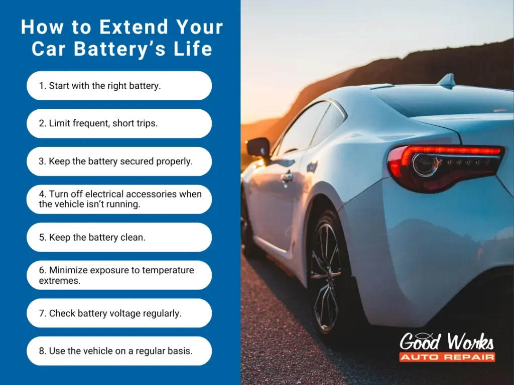 How to extend your car battery's life