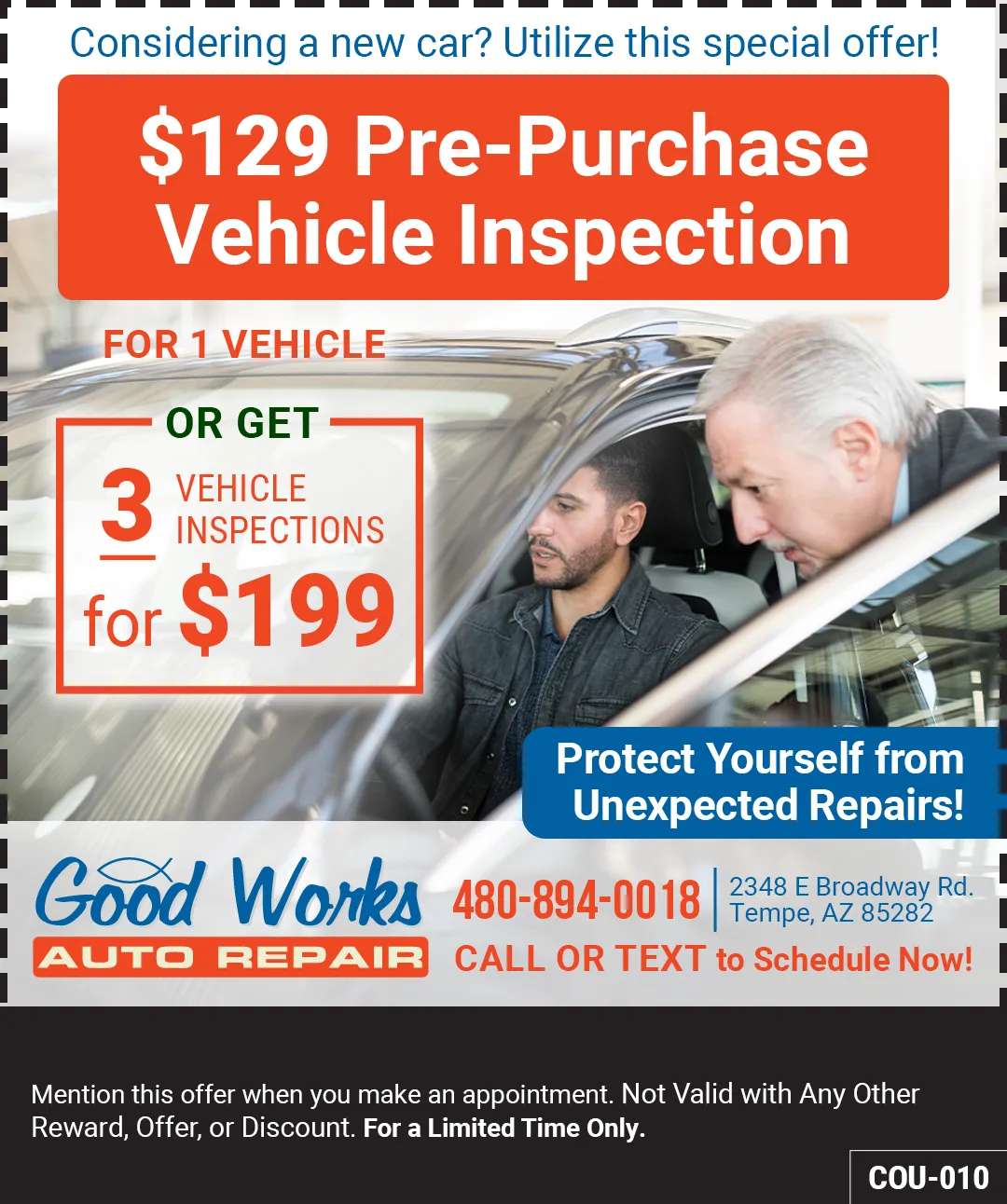 GWAR Coupon - PrePurchase Inspection with Bundle